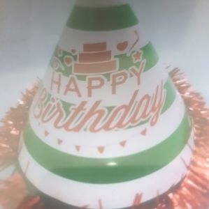 Happy birthday green hat for birthday party